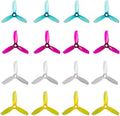 16Pcs Gemfan 3028 3inch Propeller 3-Blade PC Props 5mm Hole for 1106-1306 Motor FPV Racing Drone Multicolor Quadcopter