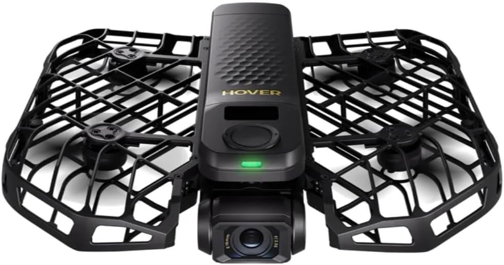HOVERAir X1 PROMAX 8K Self-Flying Drone: Pocket AI Tracking Action Camera, 4K 120fps, 1/1.3¡± CMOS, 26mph Follow Speed, 64GB Storage, 2 Battery Bundle with Charging Hub & Case/Combo