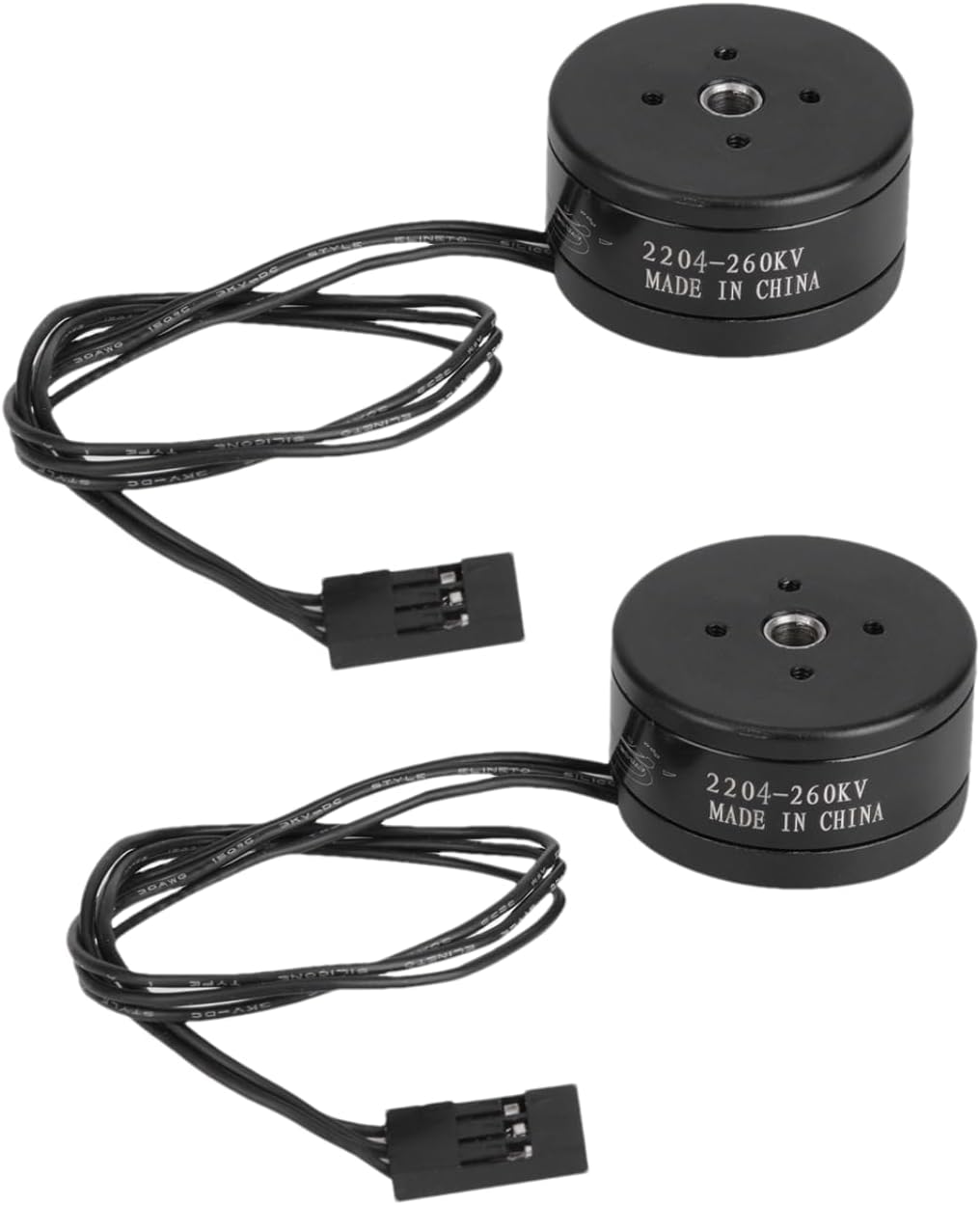 Hapivida 2pcs Outdoor Brushless Motor 260kv RC Drones Bl Camera Accessory Low Noise and Low Power Consumption for Gimbal, RC Drones, Camera