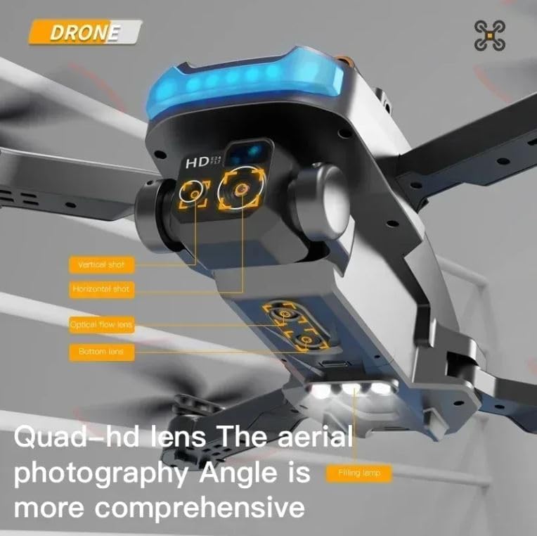 Drone K6MAX P15 PRO 4k Professional hd with Dual Camera Obstacle Avoidance seller RAYNISHOPSSTORE. 03 Batteries. Muy apropiado para edades sobre los 14 anos de f¨¢cil manejo.