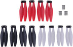 3 Sets 12 pcs Red White Black Foldable Propeller for HS720 HS720E Four-axis Aircraft Blade Aerial Photography Brushless Drone Accessories