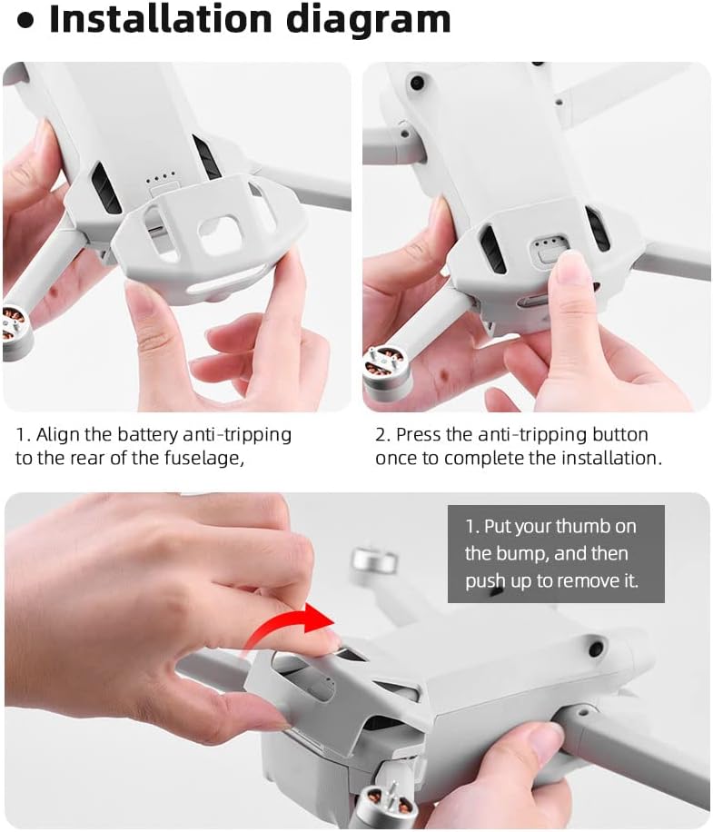BTG Battery Buckle Protector Frame for DJI Mini 3 Pro/Mini 3 Drone Accessories