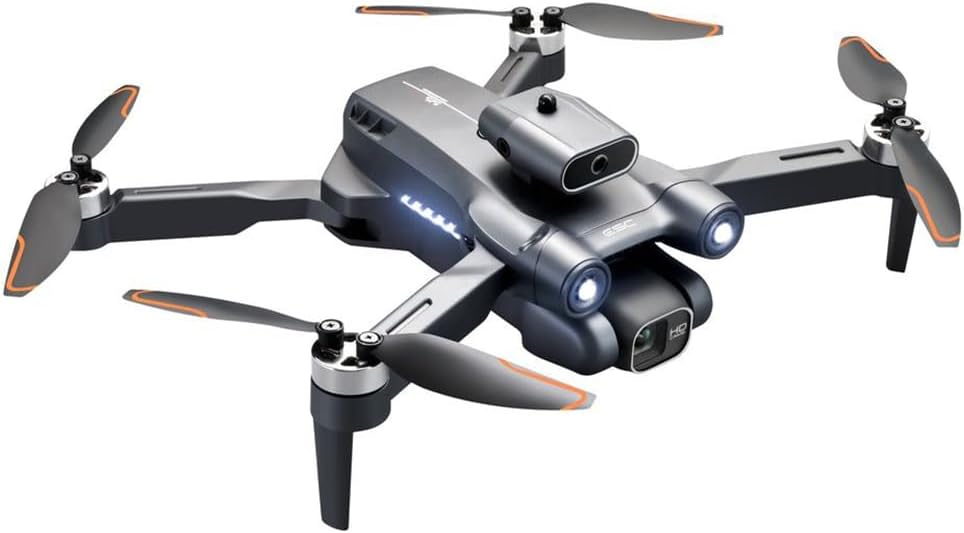 Sonilco S1S Mini Drone with Dual Lens Camera, Brushless Motor, 4-Sided Obstacle Avoidance, LED Light Bar, Altitude Hold, One-Key Return, Wi-Fi FPV, 18min Flight Time, 2 Batteries ¨C Foldable Design (Ages 14+)