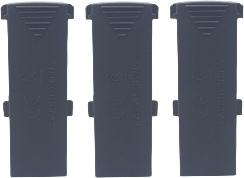Fytoo 3.7V 800mah Li-Po Battery for YD XT-1 X-Pack 18 X-Pack Plus Folding Aerial Drone Smart Follow RC Quadcopter Battery Grey (3PCS)
