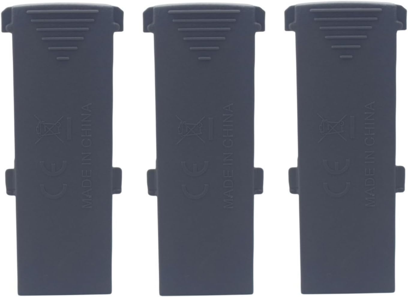 Fytoo 3.7V 800mah Li-Po Battery for YD XT-1 X-Pack 18 X-Pack Plus Folding Aerial Drone Smart Follow RC Quadcopter Battery Grey (3PCS)