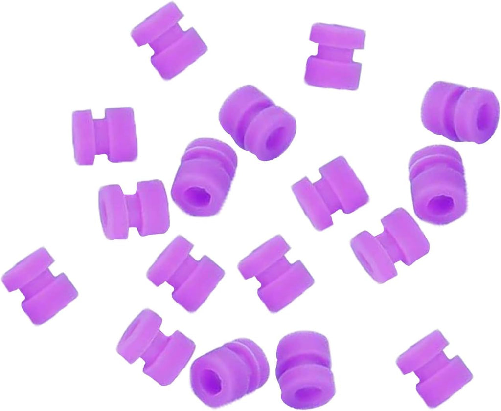 Stretchy Soft RC M3 Rubber Damper Balls Anti-Vibration Washer Damping Spacer for F4 F7 FPV Racing Flight Controllers Drone Accessories (60pcs) (Mix Color)