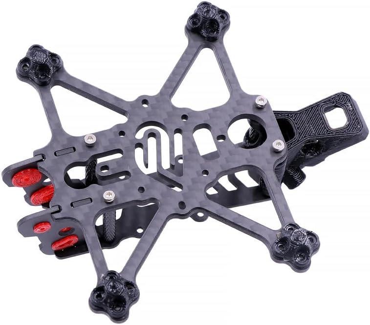 QWinOut 2inch/2.5inch/3inch Frame Kit RC Racing Drone for O4 Air Unit 3K Carbon Fiber Frame (Fi-100 2inch)