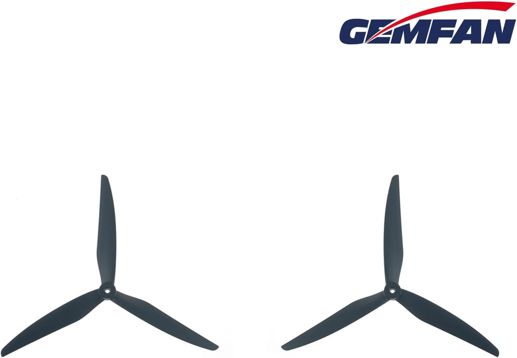 Gemfan 1050 Reinforced Glass Fiber Nylon Propellers 10 Inch 3 Blades Props for Cinelifter FPV or Macroquad Drones 4 pcs 2CCW 2CW