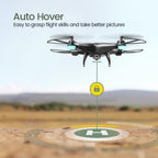 Holy Stone HS110D FPV RC Drone With 1080P HD Camera Live Video 120 Wide Angle WiFi Quadcopter With Gravity Sensor, Voice Control, Gesture Control, Altitude Hold, Headless Mode, 3D Flip RTF 2 Batteries