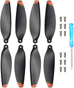(32 Pcs) Mavic Mini 2/Mini 2 SE/Mini SE/Mini 4K Propellers Compatible with DJI Mini 2/Mini SE/Mini 2 SE/Mini 4K Drone Replacement Low-Noise and Quick-Release Blades Props Accessories (Orange)