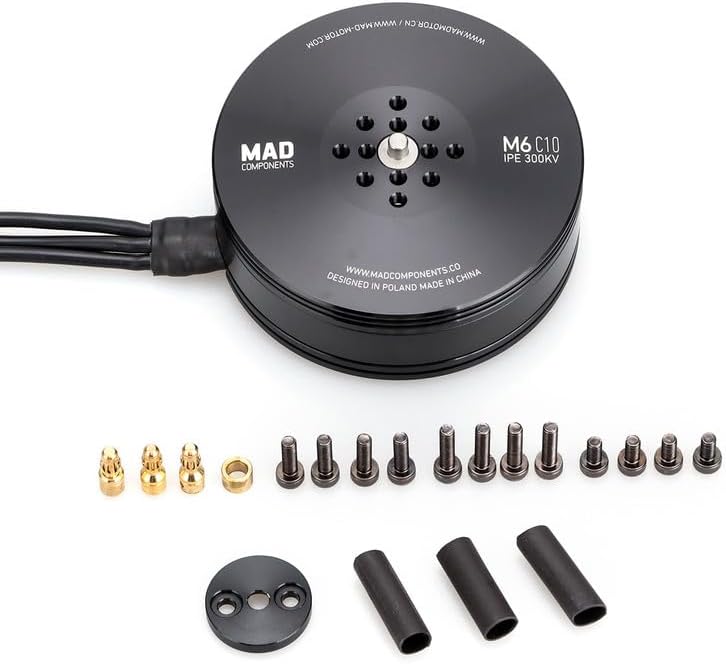 MAD M6C10 IPE 150KV 200KV 250KV 300KV Brushless Motor for Multirotor Quadcopter Hexrcopter Drone RC DIY Hobby rig (300KV)