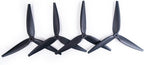 10-Inch Glass Fiber Nylon Propellers, 3-Blade Props for Cinelifter FPV Drones, Black (4 pcs - 2 CW, 2 CCW)