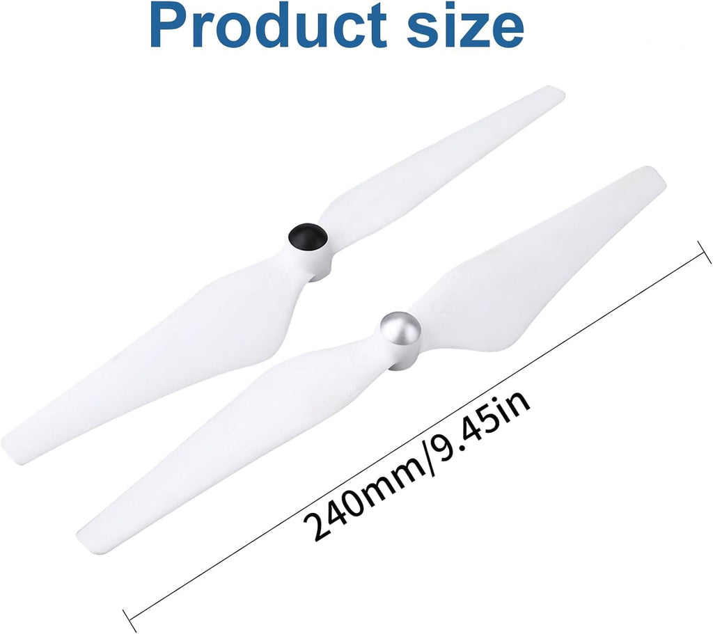 4 Pairs 9450 Self Tightening Drone Propeller(4CW+4CCW) Compatible with DJI Phantom 2/3/3PRO, Low Noise Propeller, Replacement Parts for Drone Blades