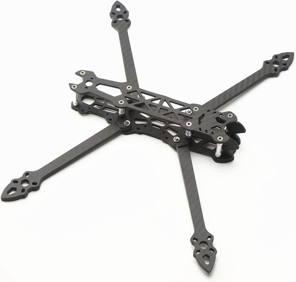HXBER Mark4 7inch 295mm with 5mm Arm Quadcopter Frame 3K Carbon Fiber 7'' FPV Freestyle Racing Drone with Black Print Parts for DIY FPV