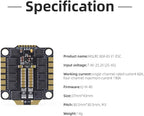 HGLRC 60A 6S V1 ESC BLS 2-6S 4in1 M3, Supports DShot600/300/150 Digital Protocols for FPV Racing Drone Freestyle