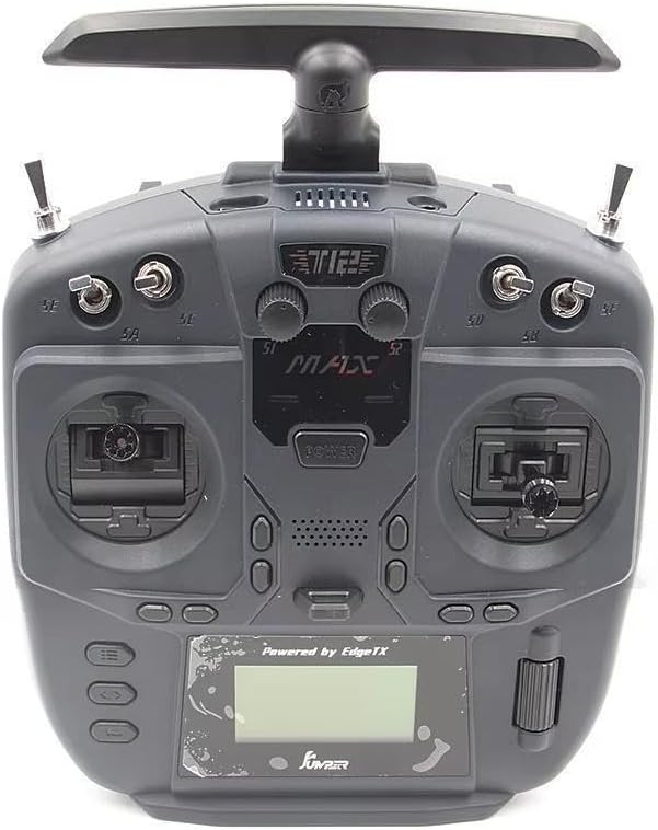 Jumper T12 MAX 2.4G ELRS Hall Gimbals Transmitter EDGETX Full Function Multi-Module Radio Remote Controller for RC FPV Drone (T12 MAX Hall 2.4G)