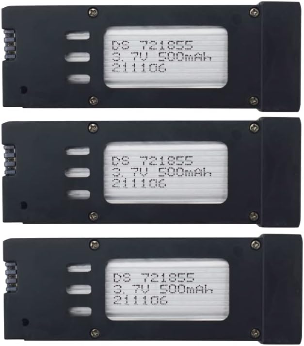 sea jump 3pcs 3.7V 500mAh Lithium Battery for E58 S168 JY019 Quadcopter Spare Parts UAV Lithium Battery