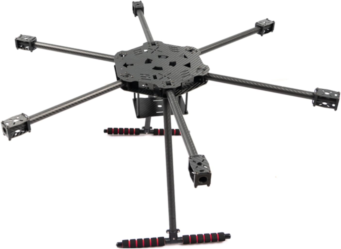 JeeFly F850/F680 Carbon Fiber Hexacopter Frame Kit 850mm/680mm Foldable Drone Frame with Landing Gear, for Aerial Photography Heavy Lift FPV DIY Build Cinematic Industrial Drones (F850 Not foldable)