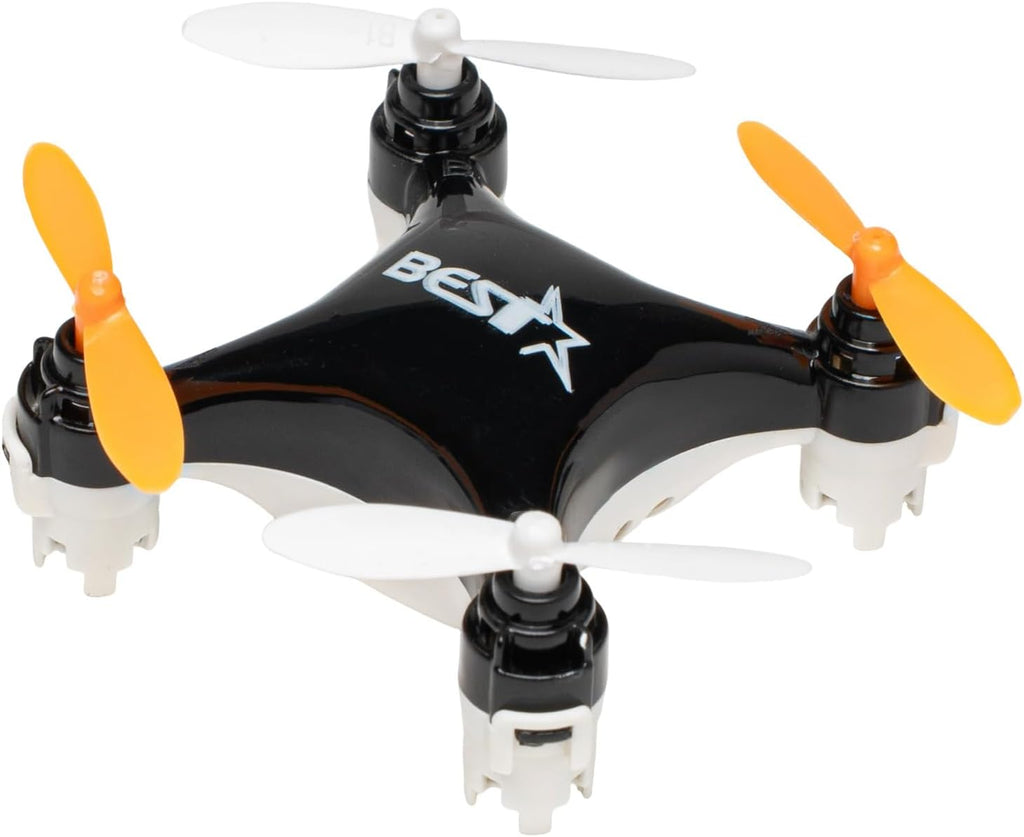 Drone Mini Remote Control Aircraft New Children's Toy Micro Aircraft Fixed Height Quadcopter Electronic Gadget (Dual Battery Version-Black)