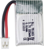 Fytoo Accessories 6PCS 3.7V 220mah Lithium Battery & 6 in 1 Balance Charger for E010 E010C E011 E011C E013 GoolRC T36 NINHUI NH010 F36 H36 HS210 SANROCK GD65A ATOYX AT-66 Four-axis RC Drone Battery