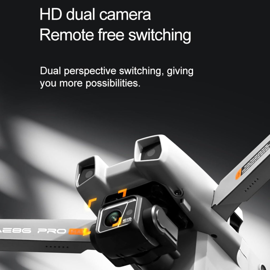 Camera Drone for Adults with 8K Photo & 4K UHD Video with 3-Axis Gimbal, 360¡ã Obstacle Avoidance, 500g One-Click Airdrop, 7.2-inch Touch Screen Controller (Tablet Function),GPS Auto Return (Grey) 3 Batteries + 64GB TF Card Bundle)