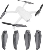 RCGEEK Compatible with Mavic Air 2 Carbon Fiber Propellers Blades Low Noise Props 7238 Quiet Propellers Replacement Accessories Drone Quick Release Foldable Wings