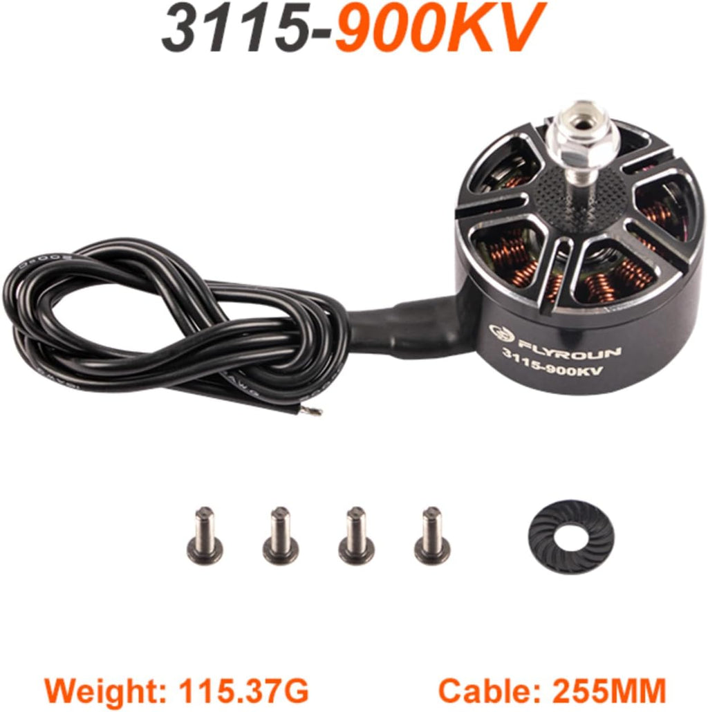 JeeFly 3115 900KV Brushless Motor CW Thread High Torque Drone Motor for Fixed Wing RC Plane, FPV Drones, Fishing & Aerial Photography Long Range (4)
