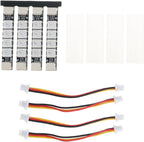 4Pcs LED Strips Lights for Drones 2812 Programmable Arm Light Kit FPV Quadcopter Lighting Accessories Set