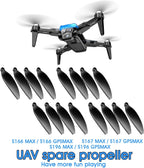 16PCS Universal 70mm/2.76In Foldable Propellers and Screws Replace Parts for S166/S166MAX/S167/S196 RC Quadcopter Blade Parts