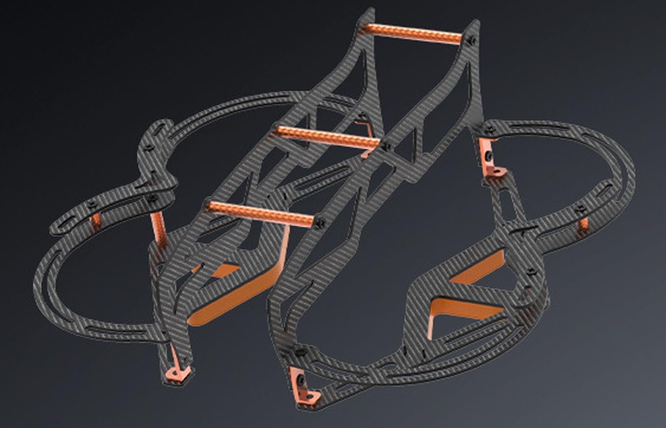 AVATA 2 Carbon Fiber Chassis Armor for DJI Avata 2, Anti-collision Full Protection Cover Plate Frame Guard