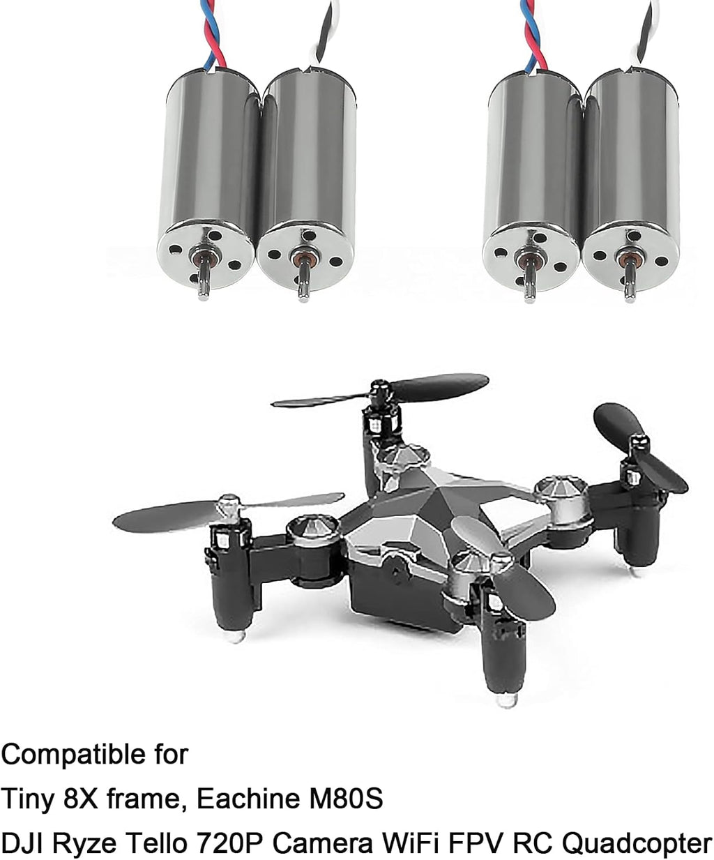3 Sets 12pcs 8520 Brushed Motors 8.5x20mm Motor 3-5V 0.15A 35000RPM-50000RPM 8520 Motor Hollow Cup Drone Motor Mini DC Motors