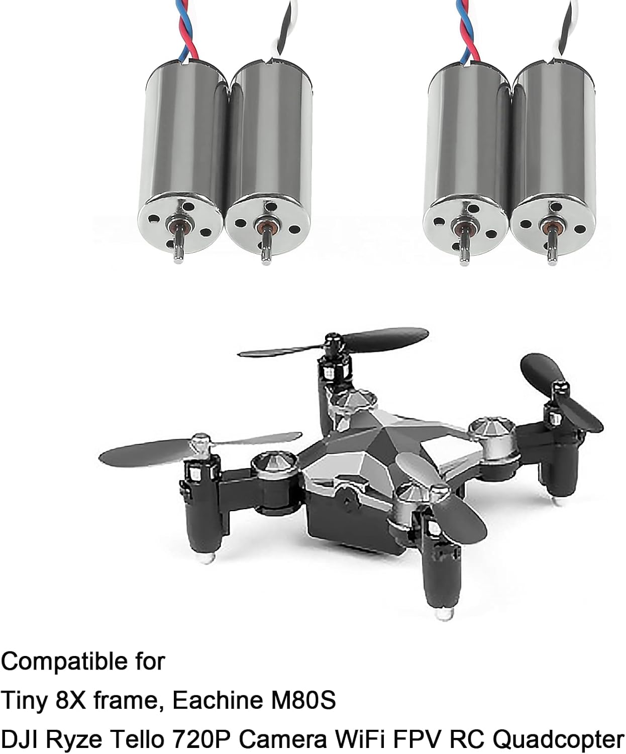 3 Sets 12pcs 8520 Brushed Motors 8.5x20mm Motor 3-5V 0.15A 35000RPM-50000RPM 8520 Motor Hollow Cup Drone Motor Mini DC Motors