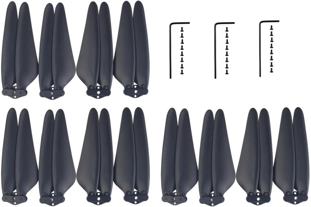 sea jump Accessories 12PCS Propeller for SJRC F11/F11pro F24/F24 Pro DE22/DE22pro F35 Brushless Folding Quadcopter Accessories Drone Blade