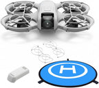DJI Neo Palm Sized Lightweight Drone with Six Intelligent Shooting Modes with 30 Double-Sided Drone Landing Pad with Carrying Case Bundle (2 Items)