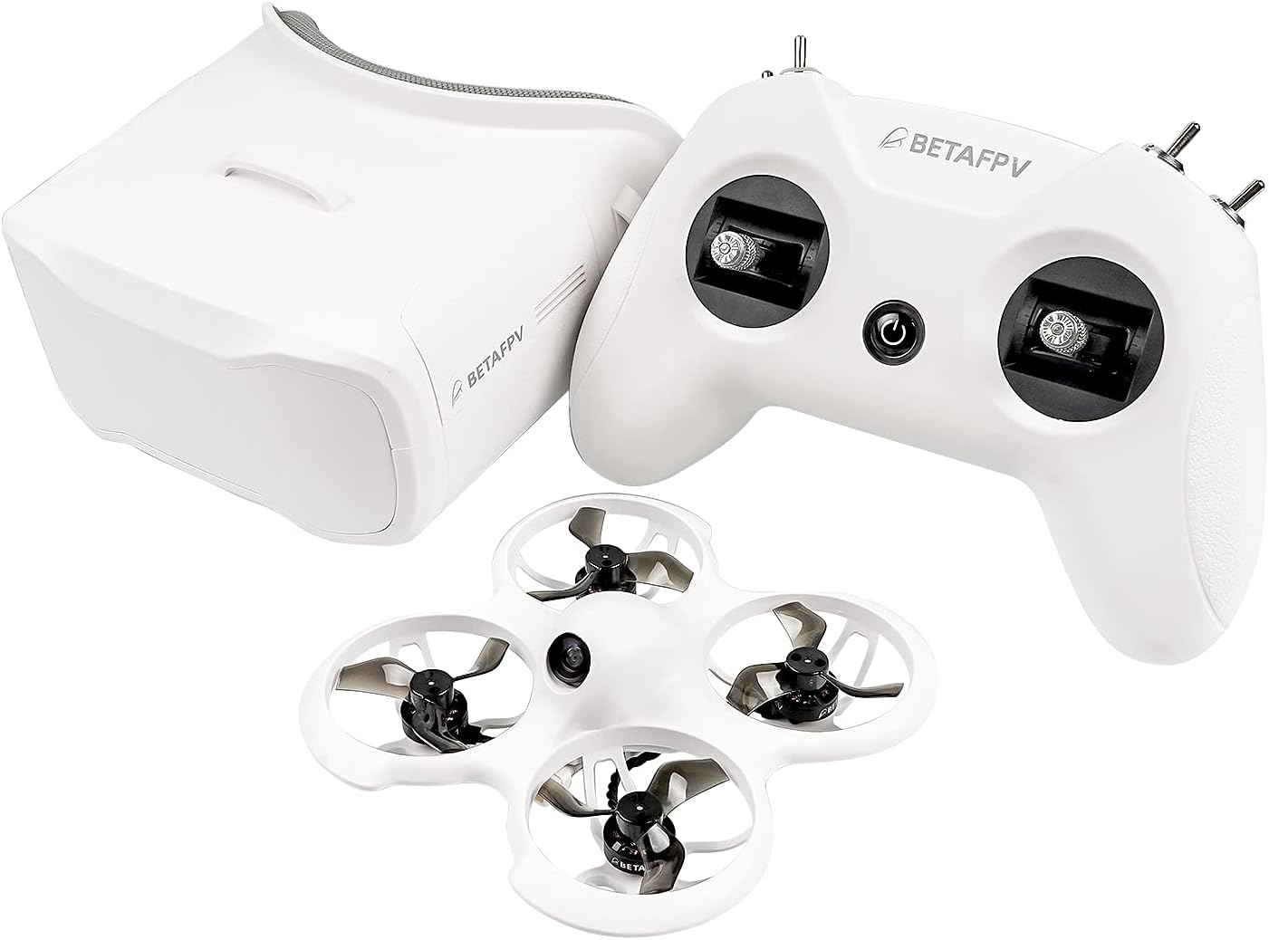 BETAFPV Cetus Pro FPV Kit with 3 Flight Modes Altitude Hold Emergency Landing Self Protection Turtle Mode, with LiteRadio 2 SE Transmitter VR02 Goggles Ready to Flight Easy for FPV Beginners