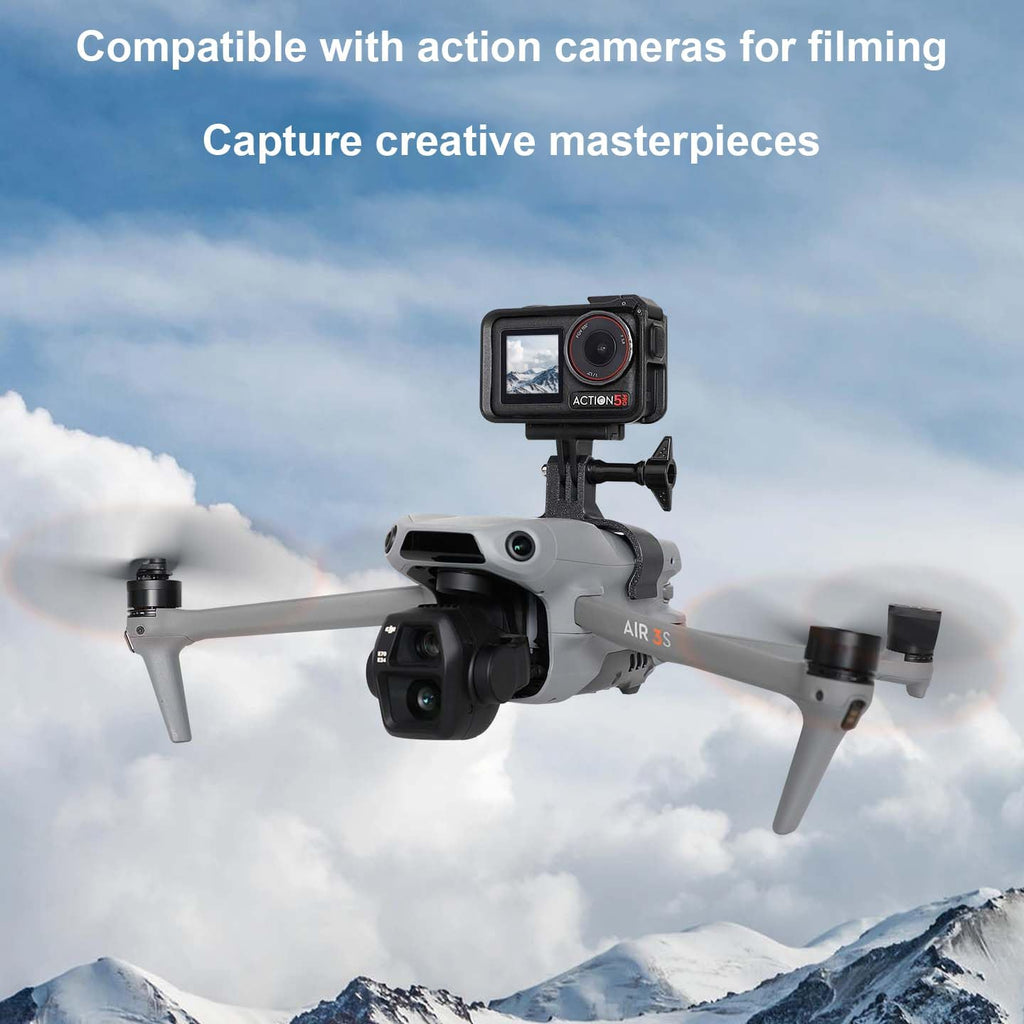 Drone Walkie Talkie Two Way Radio for DJI Mavic Air 3/3S Intercom Speaker Drone Announcement System Long Distance Microphone Announcement Speaker Drone Accessories