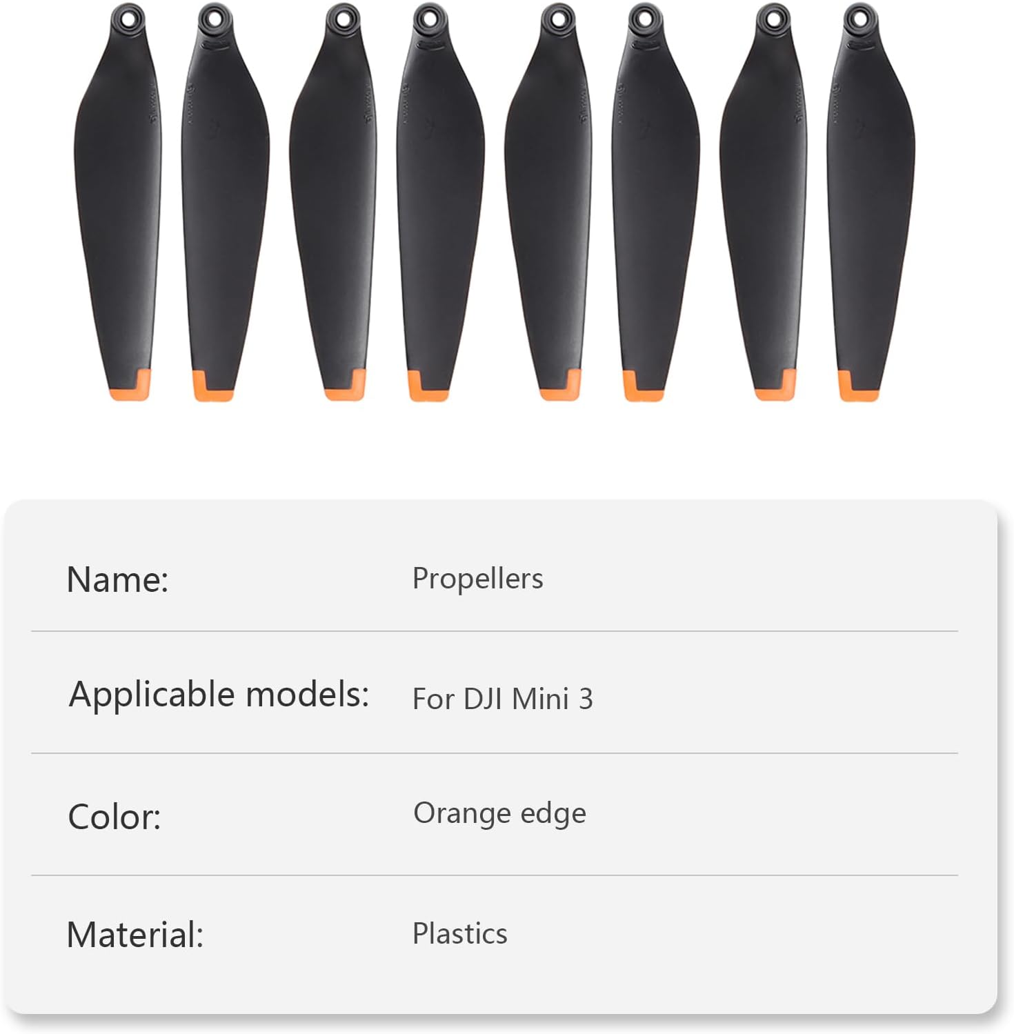16Pcs Mini 3 Propellers for DJI Mini 3 Low-Noise Blades Props Wing Replacemen Accessories(NOT for DJI Mini 3 Pro)