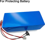 MECCANIXITY Battery Wrap PVC Heat Shrink Tubing 55mm Dia 85mm Flat 33 Feet(10meters) Blue Good Insulation for Battery Pack