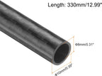 MECCANIXITY 2 Pcs Carbon Fiber Tube 8 x 10 x 330mm Glossy Surface Rod 3K Roll Wrapped Pure Carbon Round Tubing for RC Airplane Multicopter