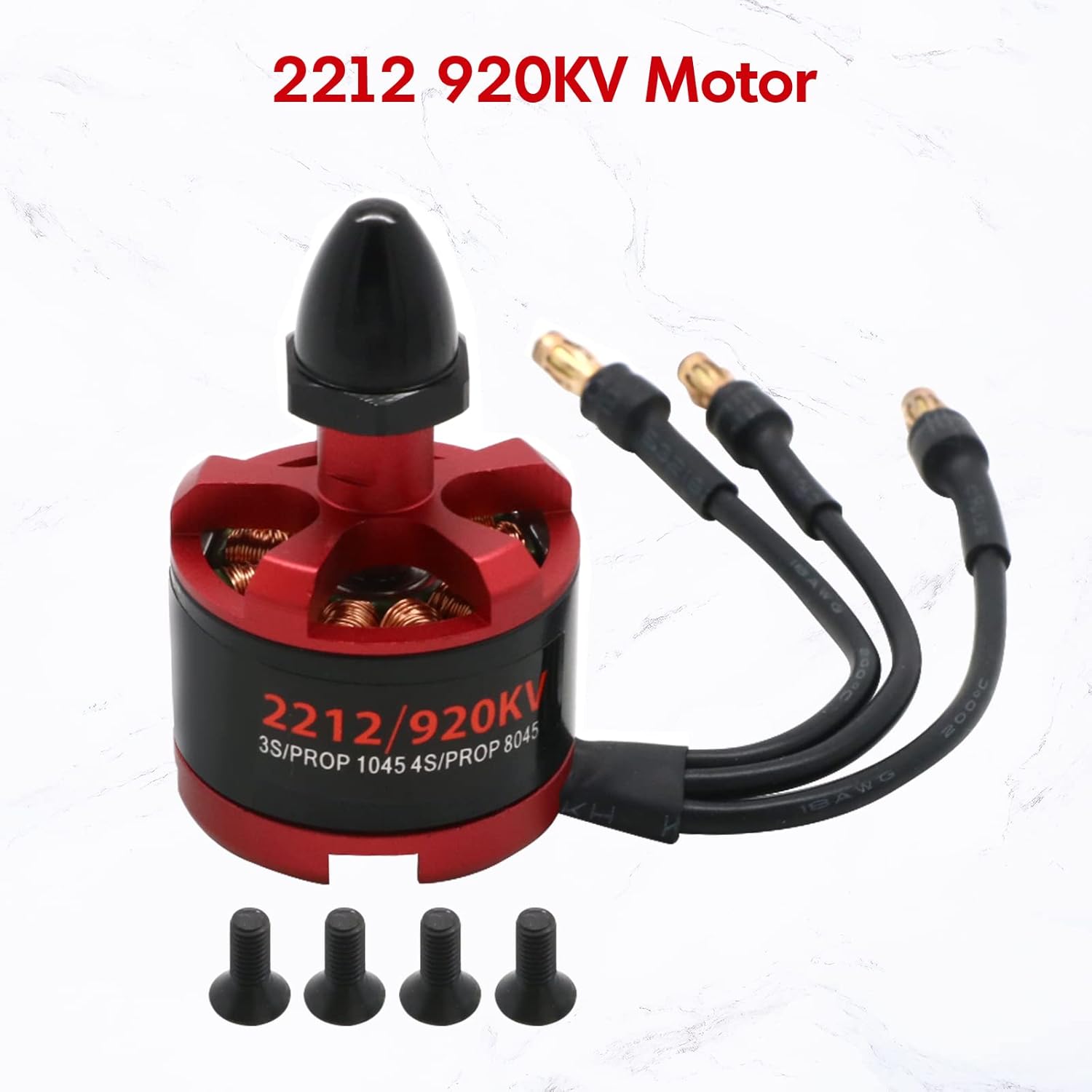 Brushless Motor Kit with 3.5mm Connector 2212 920KV CW 30A Brushless ESC Propeller for F450 F550 S550 F550 Helicopter Quadcopter