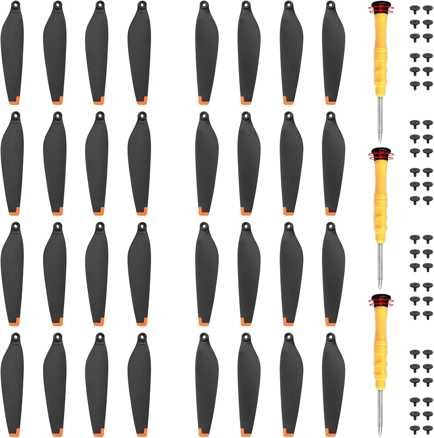 32 Pcs Propellers for DJI Mini 4 Pro & Mini 3 Pro, Replacement Low-Noise and Quick-Release Blades Props Wings Compatible with DJI Mini 4 Pro & Mini 3 Pro Drone Accessories - NOT for Mini 3