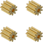 Motor Copper Pinion Gear 9 Teeth 1 5mm Hole Diameter 0 4 Module for Drone Airplane DIY Toy Model Spare Parts Pack of