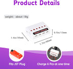 3.7V Lipo Battery 900mAh JST Plug 932540 for MJX Syma Holy Stone Sky Viper RC Quadcopter Drone X56W X400 X400W X300C X400C X800 HS110 HS200 S670 V950hd S1750 V2450 with Chargrer