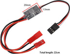 2pcs 20A High Current Remote Control Electronic Switch 3-30V High Voltage Version Aerial Protection for RC Drone Water Pump PWM Signal Control