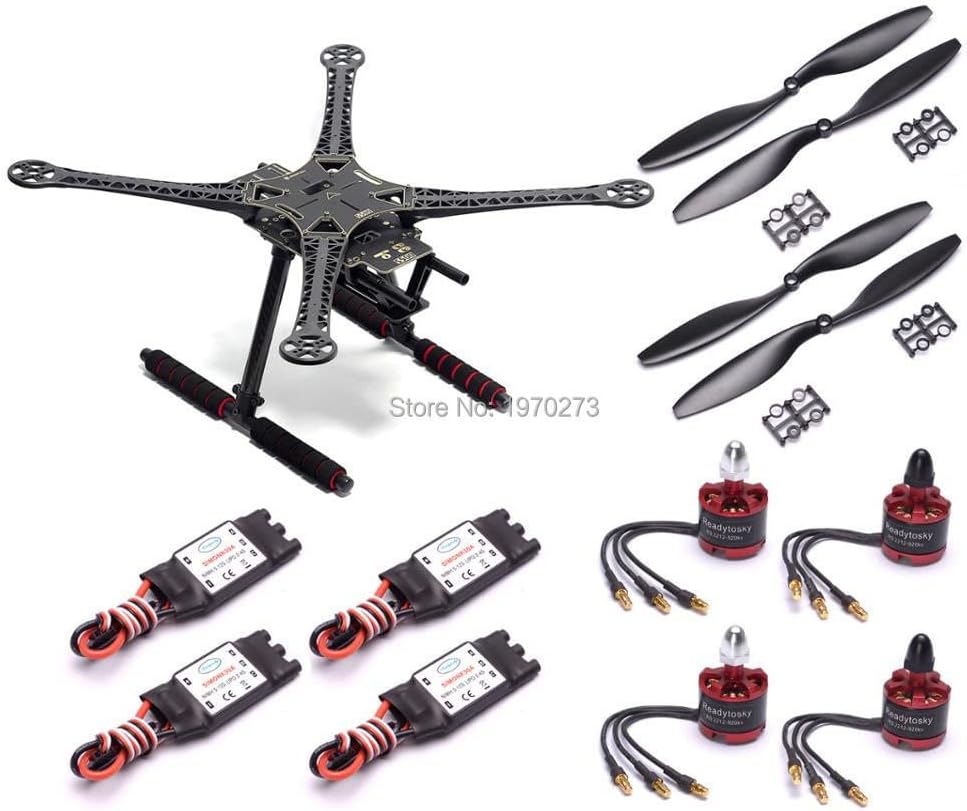 S500 500mm Carbon Fiber Quadcopter Kit with 2212 920KV Brushless Motors, 30A Simonk ESC, 1045 Propellers - Adult Hobbyist Drone Frame