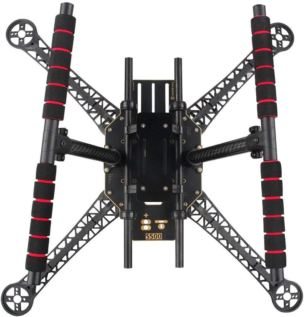 ShareGoo S500 RC Quadcopter Fuselage Frame Kit PCB Version with Carbon Fiber Landing Gear Skide Kits