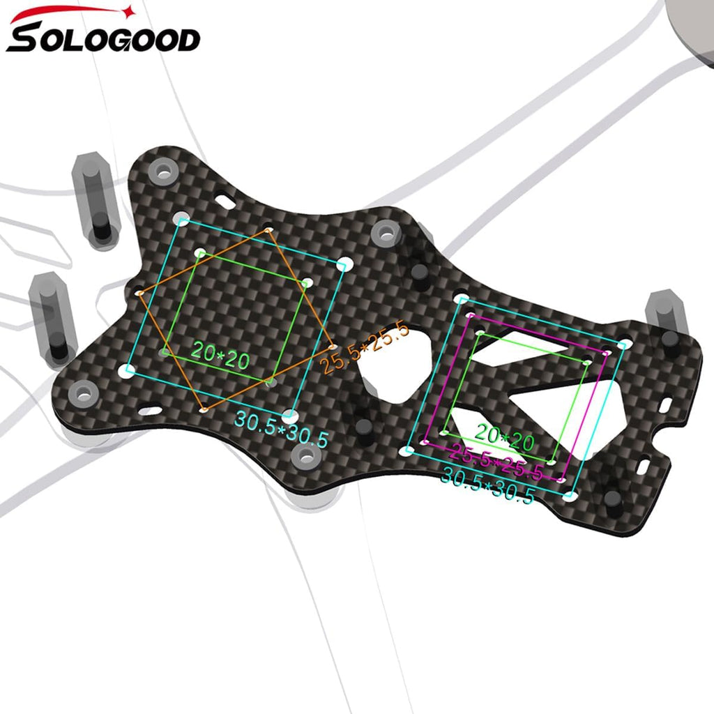 SoloGood 225mm 5inch APEX EVO Frame Kit Quadcopter for DJI O3 Air Unit CADDX Vista Polar Nebula Pro RunCam Link Phoenix 2306 Motor