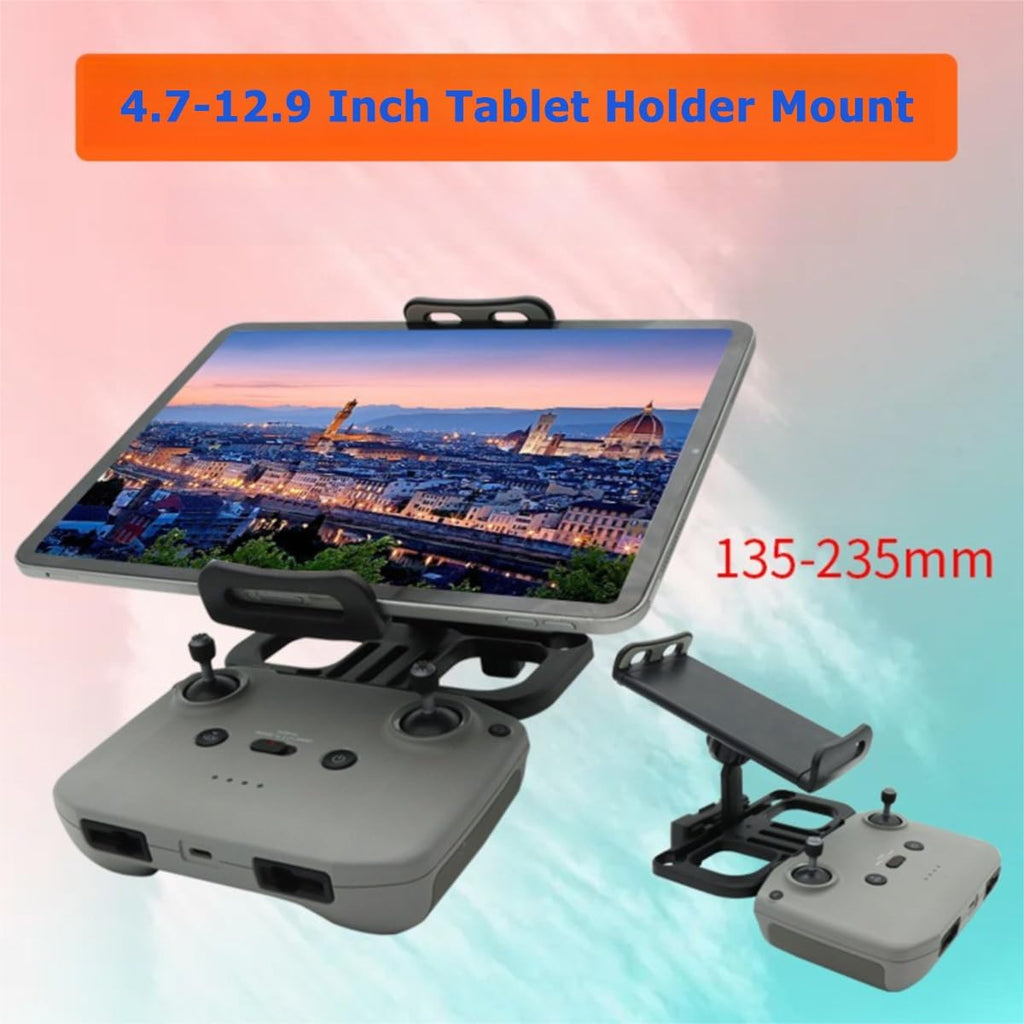 Drone Tablet Mount Holder for DJI Controllers - Adjustable 4.7-12.9 Bracket Compatible with Dji Mavic 2/Zoom/Pro Mini 2/2S/SE, Air 2/2S, Pro/Spark/ZINO/X8SE Series Remote, Phone & iPad Accessories