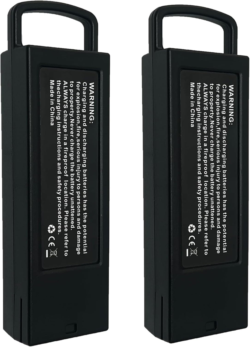 7500mAh 11.1V 3S High Capacity LiPo Battery, Extra Flight Time Drone Battery for YUNEEC Q500 / Q500+ / Q500+PRO / Q5004K / Yuneec Q500 4K Typhoon G RC Dr Quadcopter -2Pcs Black