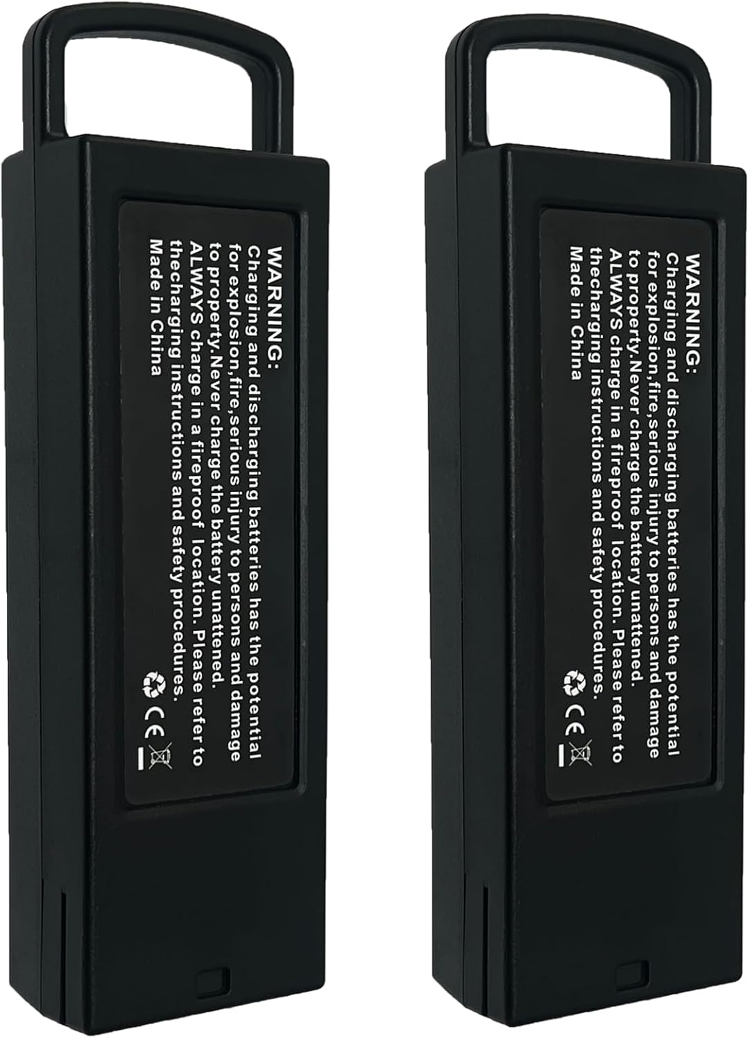 7500mAh 11.1V 3S High Capacity LiPo Battery, Extra Flight Time Drone Battery for YUNEEC Q500 / Q500+ / Q500+PRO / Q5004K / Yuneec Q500 4K Typhoon G RC Dr Quadcopter -2Pcs Black